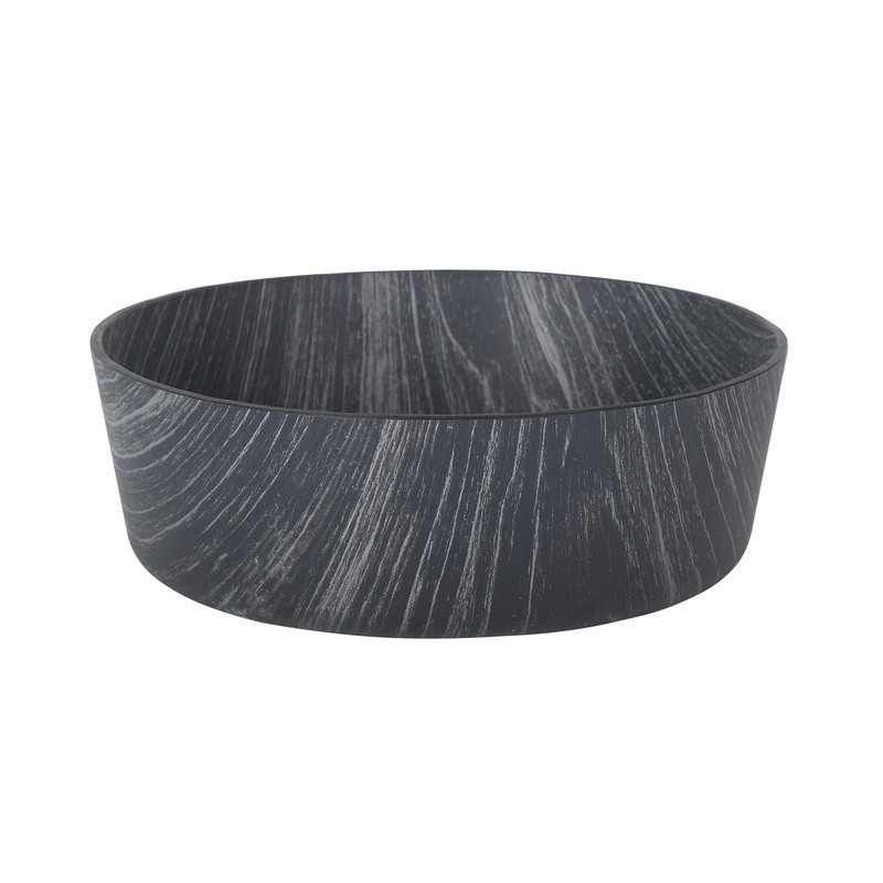 Ensaladera Negra Ps 18X6,5Cm