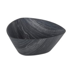 Ensaladera Negra Triangular Ps 20X20X9Cm