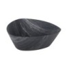 Ensaladera Negra Triangular Ps 24X24X10,5Cm