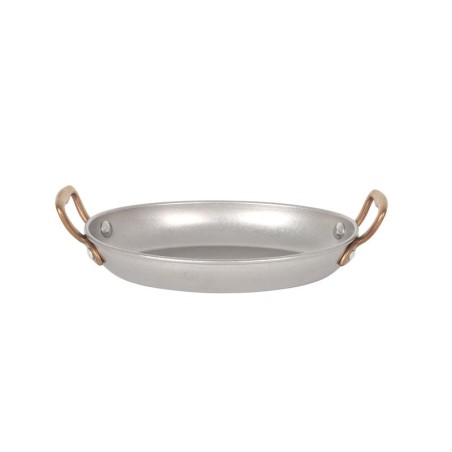Fuente Oval Plata Vieja Inox Vintage18X13.5