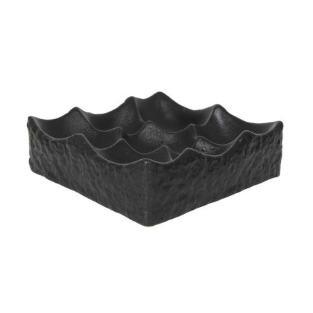 Plato 7 Compartiment. Cantabro20X20X6Cm Negro