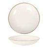 Plato Hondo Gourmet Filo Oro 23X4Cm