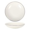 Plato Hondo Gourmet Filo Plata 23X4Cm