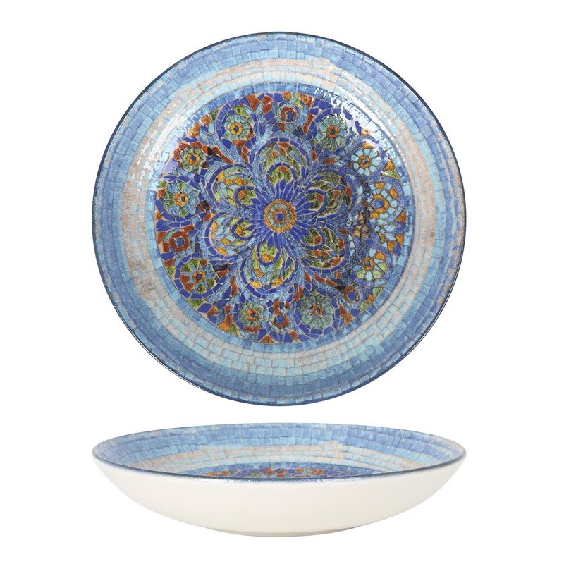 Plato Hondo Gourmet Indigo 23X4Cm
