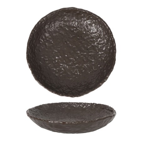 Plato Hondo Marron Oleiro 22.5X4,5Cm