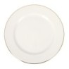 Plato Llano Banquet Filo Oro 25X2.5Cm