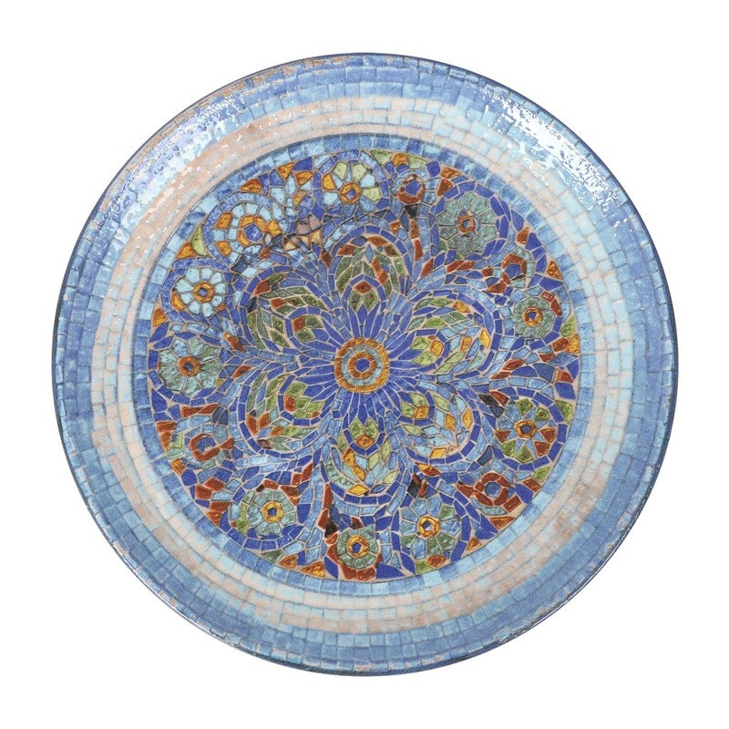 Plato Llano Gourmet Indigo 25X2.5Cm