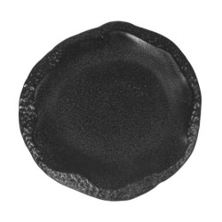 Plato Llano Piantao 25X2Cm Negro