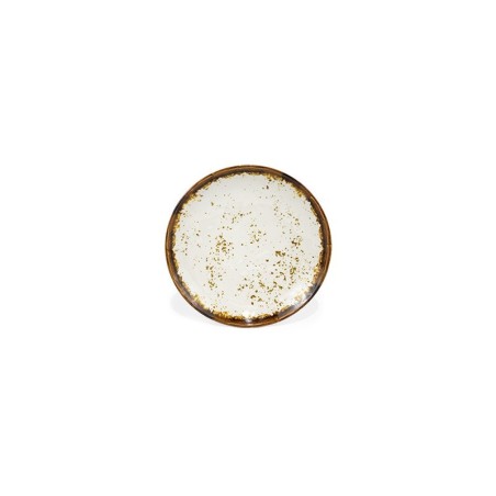 Plato Postre Beige Touareg 21.5X3Cm