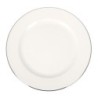 Plato Presentacion Banquet Filo Plata 30X2.5Cm