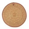 Salvamantel Seagrass Ribete Piel 35Cm