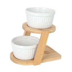 Set 2 Ramequines B2037V C/Sopor 15X12X14.7Cm