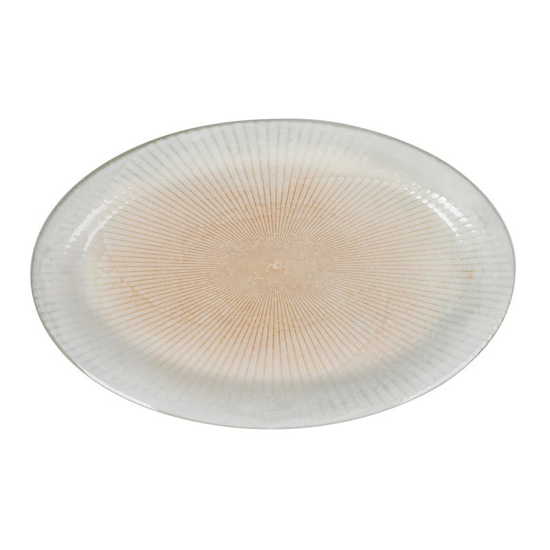 Bandeja Oval Albus Devotion 32X21X2Cm