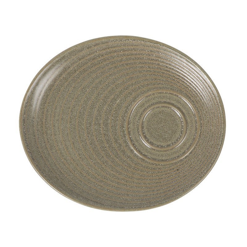 Plato Snack Adelfa Ondulado 20*17 Cm