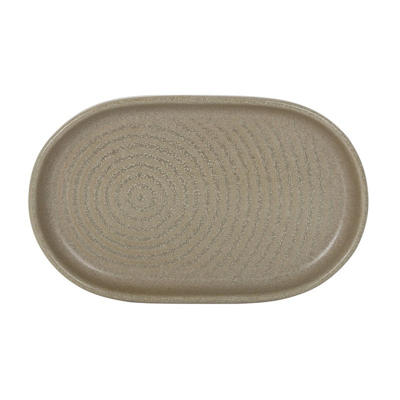 Plato Ovalado Adelfa Ripple 19 Cm