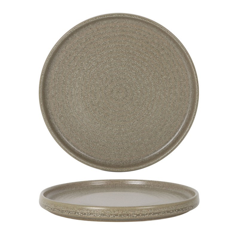 Plato Plano Ondulado Adelfa 21 Cm
