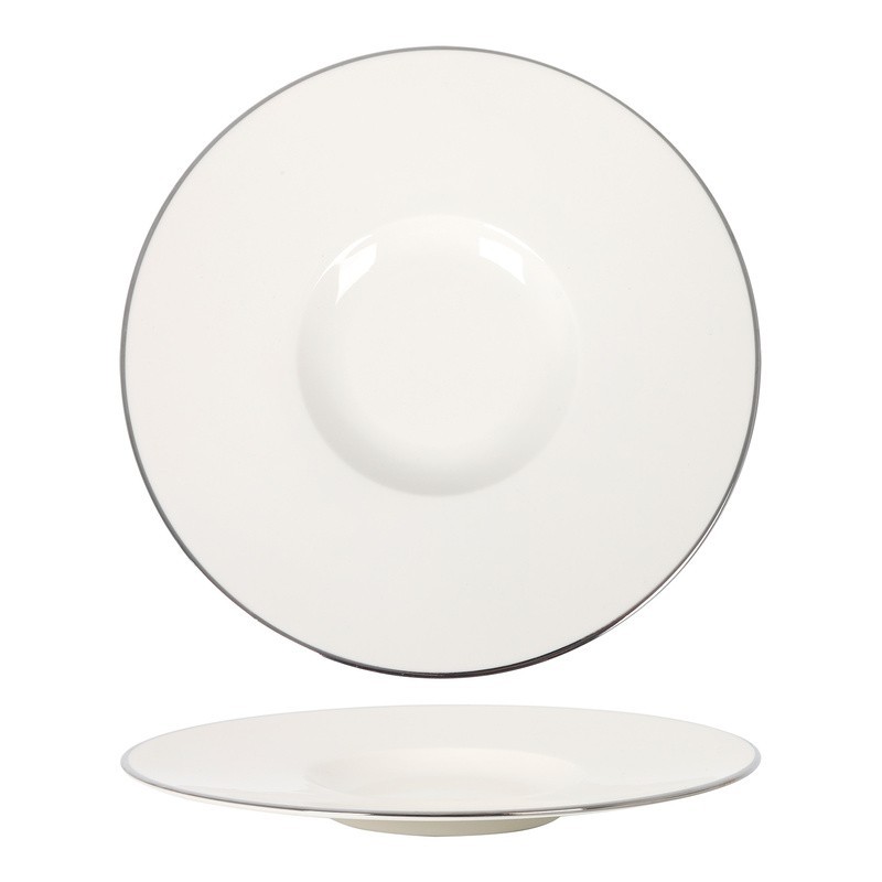 Plato Plano Silver Line Neat De 30 Cm