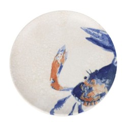 Plato Llano Gourmet Cangrejo Coralya 25X2.5Cm
