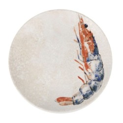 Plato Llano Gourmet Gamba Coralya 23Cm