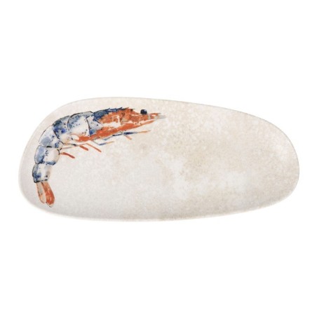 Bandeja Oval Vago Gamba Coralya 36X17Cm
