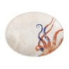 Plato Oval Moove Pulpo Coralya 20X15,6Cm
