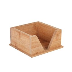 § Soporte Bambu Servilletas 13.5X13.5X6.5Cm