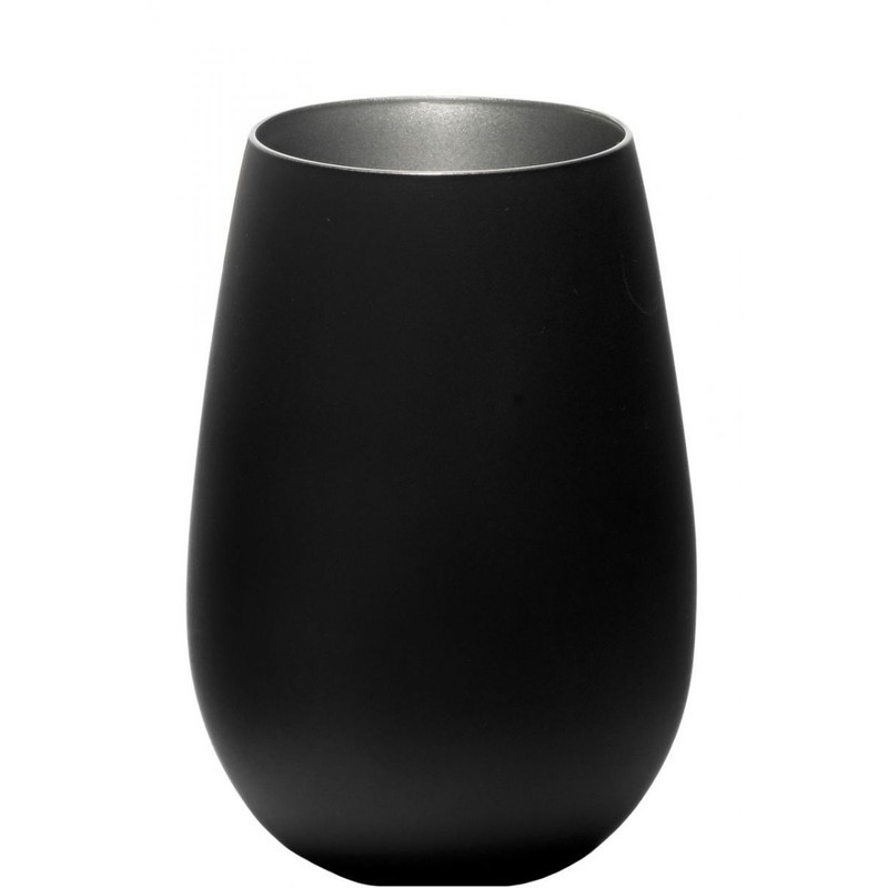 Vaso Negroplata Elements Metal.46.5Cl 8.5X12Cm