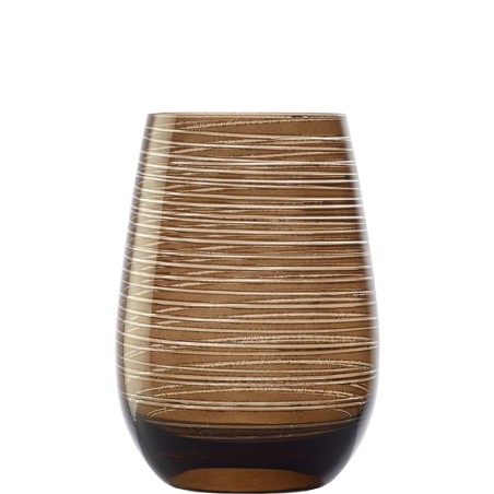 Vaso Marron Twister  46.5Cl 8.5X12Cm