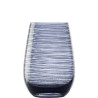 Vaso Azul Ahumado Twister  46.5Cl 8.5X12Cm