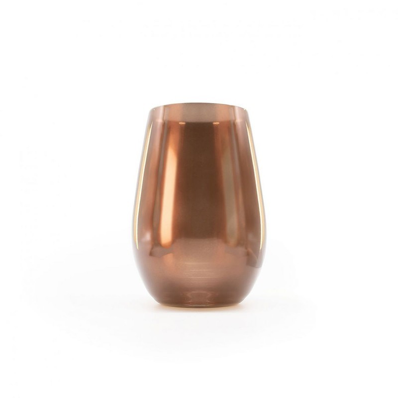 Vaso Marron Mirrors  46.5Cl 8.5X12Cm