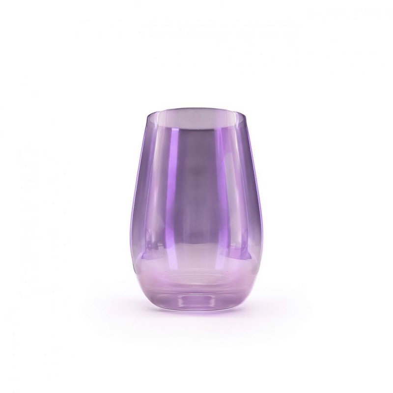 Vaso Violeta Mirrors  46.5Cl 8.5X12Cm