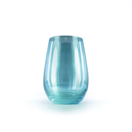 Vaso Turquesa Mirrors  46.5Cl 8.5X12Cm