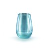 Vaso Turquesa Mirrors  46.5Cl 8.5X12Cm