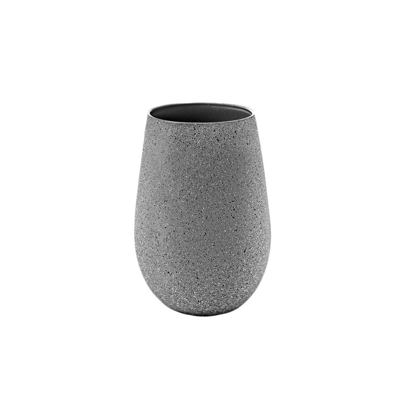 Vaso Gris Medio Grafito Stones 46.5Cl 8.5X12Cm