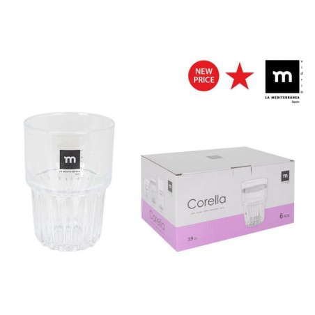 Set 6 Vasos 390Ml Corella Md