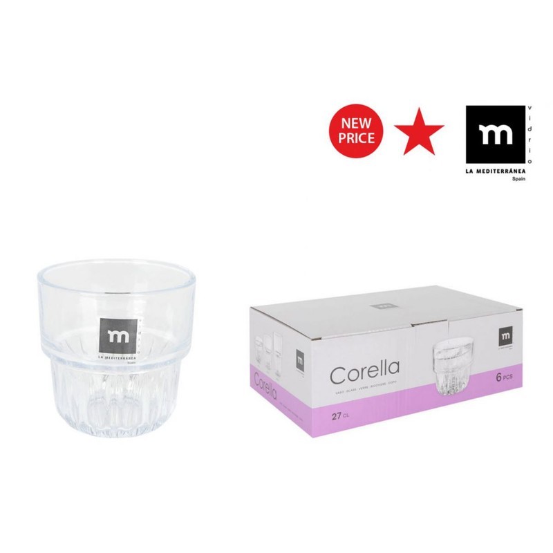Set 6 Vasos 270Ml Corella Md
