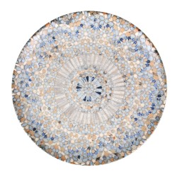 Plato Presentacion Gourmet Mosaico 30X3Cm