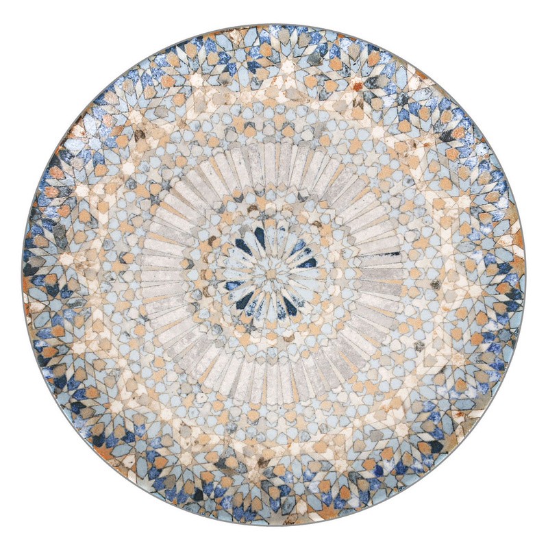 Plato Llano Gourmet Mosaico 27X2.5Cm