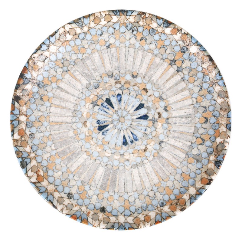 Plato Postre Gourmet Mosaico 21X2.2Cm
