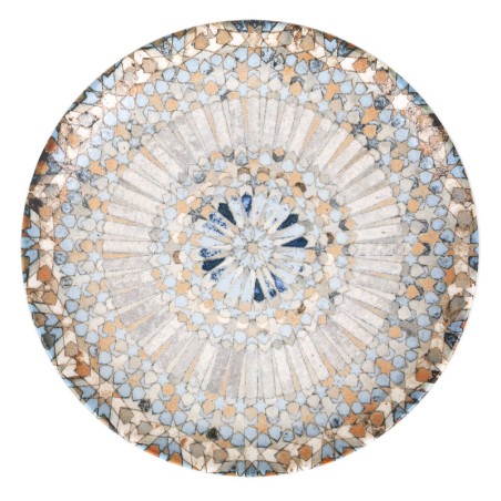 Plato Postre Gourmet Mosaico 21X2.2Cm