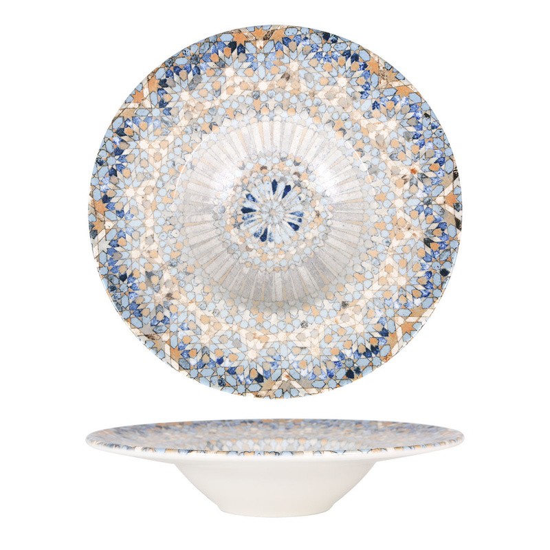 Plato Rissoto Banquet Mosaico 28X5.5Cm