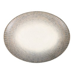 Bandeja Oval Braid 31X24X2.5Cm