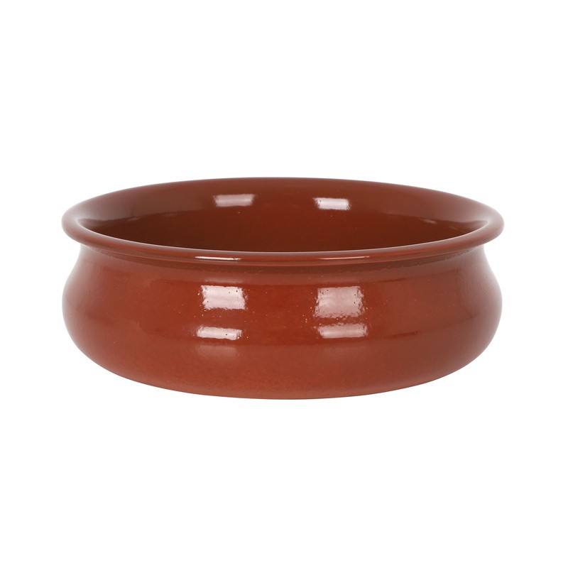 Cazuela Abombada Sin Asas Ø17X6Cm