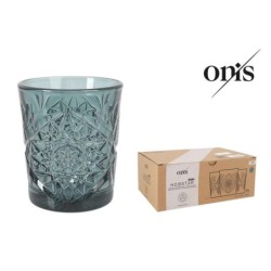 (5632) Vaso Hobstar Verde 35Cl 8.9X10.6Cm