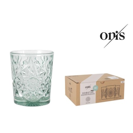 (5632) Vaso Hobstar Ebano 35.5Cl Ø8.9X10Cm