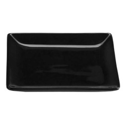 Plato Negro 12X12X1.5 Cm _Ming