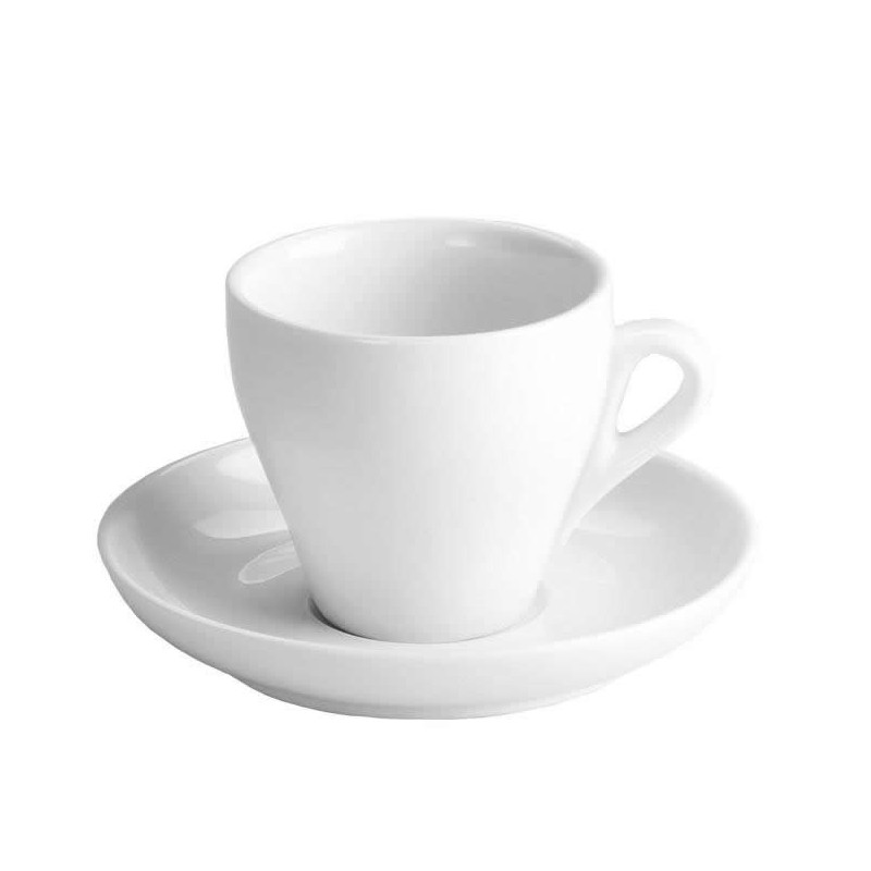 Taza Cafe Roma 7.5 Cl.C/ Plato Ø12X2 Cm.
