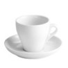 Taza Cafe Roma 7.5 Cl.C/ Plato Ø12X2 Cm.